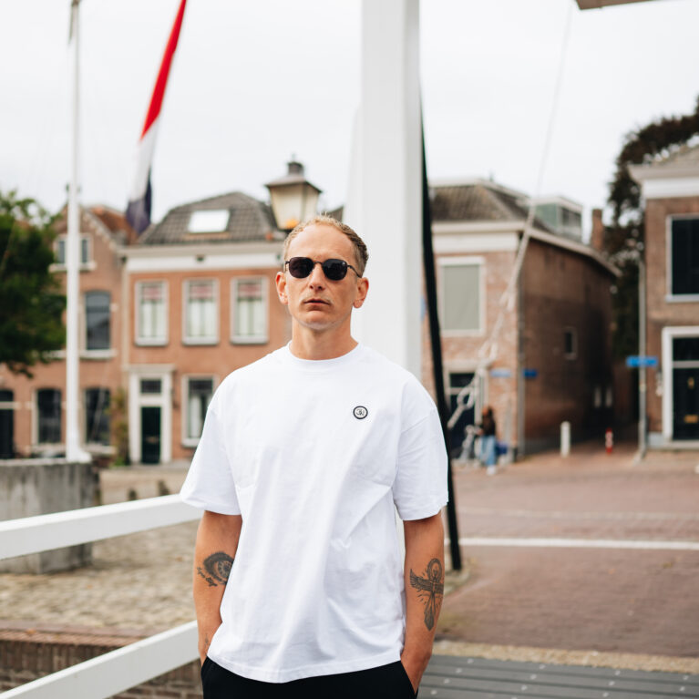 Basic T-shirt Katoen - Wit